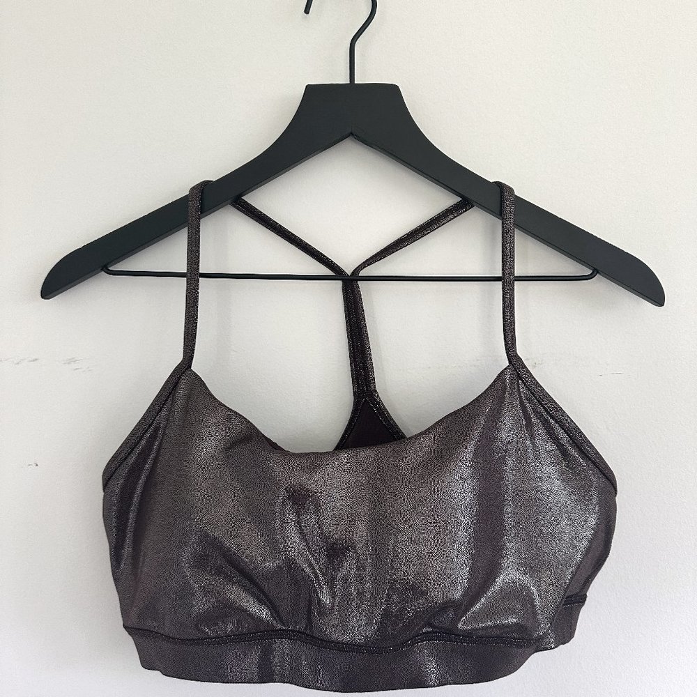 Lululemon Flow Y Nulu Bra Shine